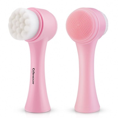 Korean Facial Brush With Silicone Massage Brushes For Deep Cleansing